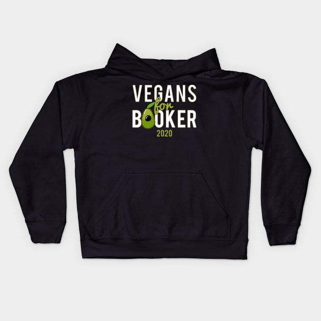 Vegans For Corey Booker 2020 Kids Hoodie by Flippin' Sweet Gear